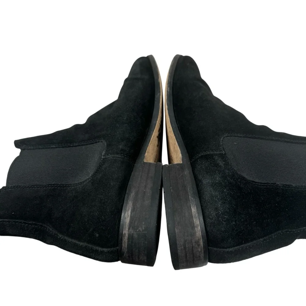 Shoe The‎ Bear Dev Men's Black Suede Chelsea Boots Size 40